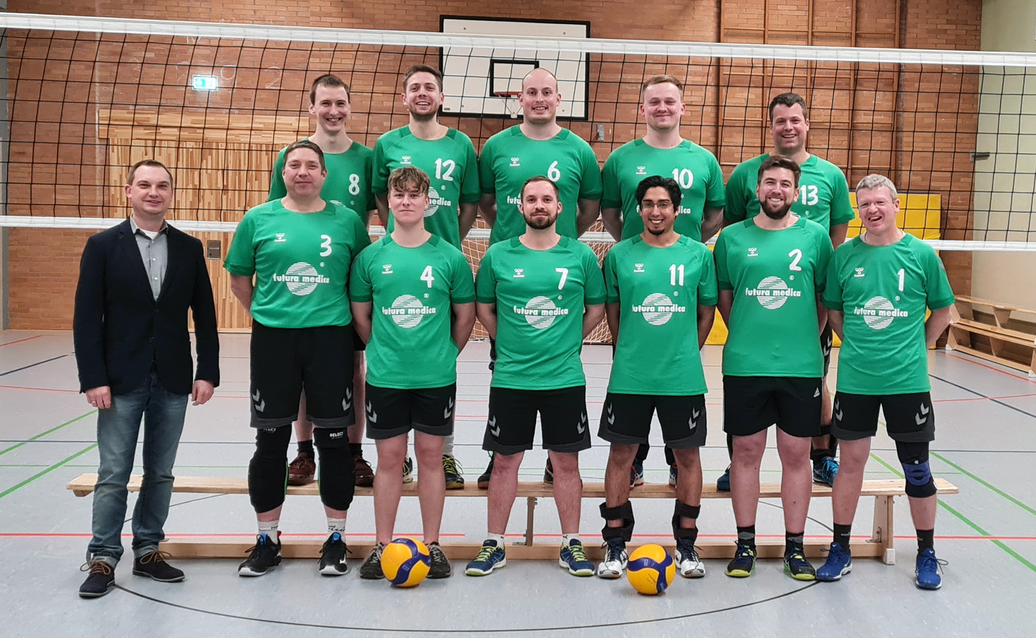 Neues Outfit für die Volleyball Herren